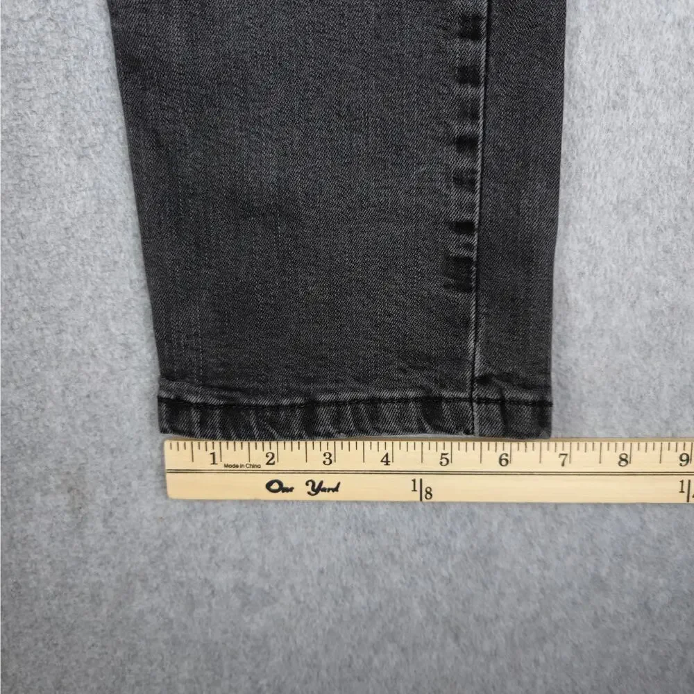 Levi's 514 Mens 27x28 Black Straight Fit Jeans